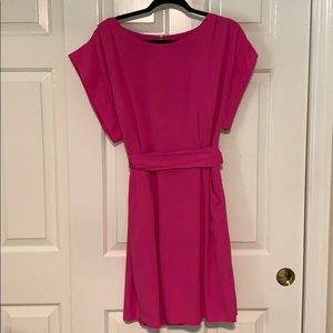 Eliza J Cap-Sleeved Dress PINK